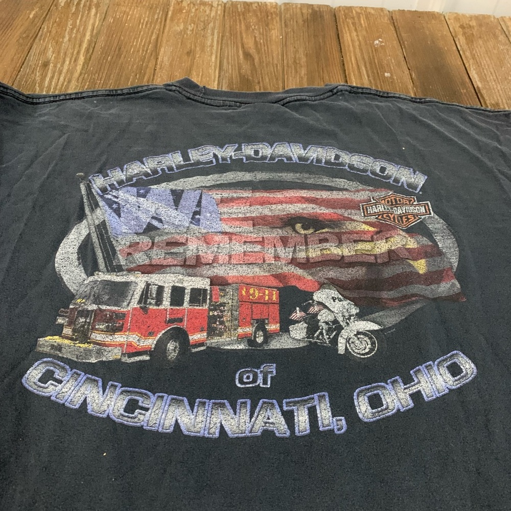 Harley Davidson of Cincinnati “We Remember” Vintage T-shirt